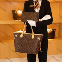 Luxurys LVs 2pcs set Women PU leather handbag wallet ladies designer handbags lady clutch purse retro shoulder Purse Crossbody Bag tote louiseitys viutonity lvity