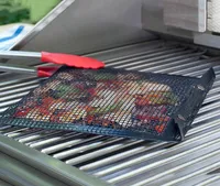 keuken accessoires anti -aanbak mesh grill tas buiten picknick bakgereedschap bolsa de barbaCoa herbruikbaar en gemakkelijk te reinigen bbq -tassen6755222