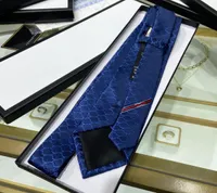 Designer Ties Men Neck Ties Fashion Mens Neckties Letter Print Handmade Business Leisure Cravat Silk Luxury Top Quality With Origi6556931