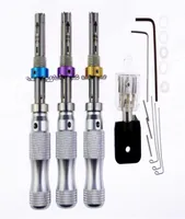 2022 HUK Tubular Lock Pick Tools 7 0mm 7 5mm 7 8mm Locksmith Supplies 7Pin Lock Transparent Plum flower Cylinder246U2960588