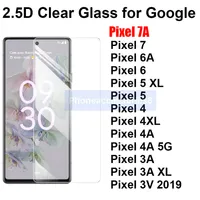 2,5D 0,33 mm Protecteur d'écran de téléphone en verre trempé clair pour Google Pixel 7 7a 6a 6 5 5xl 5a 4 4a 4xl Pixel7 Pixel6a 5G