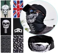 WholeNew 3 in 1 Multifunctional Scarf SKULL Ghost Face Windproof Mask Outdoor Sports Summer Ski Caps Bicyle Bike Balaclavas S6568385