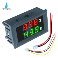 0,56 '' 0-100V 10A 50A 100A LED Digital Voltmeter Ammeter Car Motocycle Spänningsströmmätare Volt Detector Tester Monitor Panel