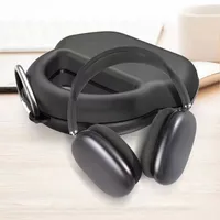 Pour AirPods Max Pu Eva Accessoires de casque Silicone solide haut de gamme étanche étanche à fermeture éclair ykp