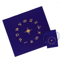 Tischtuch Altar Tarot Tischdecke 12 Sternbilder Zodiakzeichen Astrologie Wahrsagungskarten