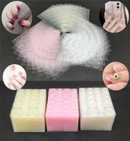 Gel gel gel double face faux ongle art adh￩sif ruban adh￩sif autocollant diy pointes fausses ongles acrylique gels maquillage tool6243689