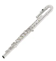 S￤ljer Pearl Alto Flute PFA201ESU Curved HeadJoints Split 16 Keys St￤ngd h￥l C Tune Nickel Silver med Case7544789