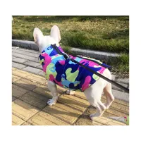 Vestuário para cães roupas de estimação à prova d'água para roupas cães pequenos casaco de casaco de cachorro animais de roupa de vestuário colete chihuahua 20220107 Q2 Drop Deli dhm1q