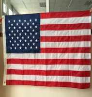 Moda Stars e listras bordadas bandeira costurada 3 x 5 pés 210d Oxford Nylon Brass Grommets American Flag3888476