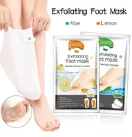 Lemon Aloe Exfoliating Foot Mask Heel Cover Cover Socks Peel Off Dead Skin Foot Care Foot Spa Tratamiento 2 Pieces1 BUER7274660
