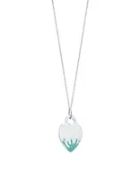Fashion 925 Silver Letter Peach Heart Necklace Intamied Eggy Necklacess Ladies Love Collane Ciondolo per Accessori da donna9551007