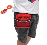 Deluxe hondentraining Behandel aaszakje zak met riem en reflecterende gestreepte huisdier behandelt zak opslagcarrier training cli9458258