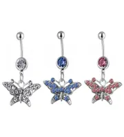 D0141 Butly Belly Button Button Ring Mix Colours012347803004