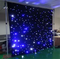 LED -sterrengordijn Tianxin LED's 3mx8m bruiloft achtergrond Stage achtergronddoek met multi -controller DMX -functie5705333