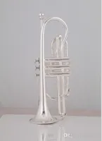 BACH CORNET HORN BB Tune Strumento Strumento Musical Strument Trumpet Silver Trumpet con accessori per bocchetto di guanti Case9878740