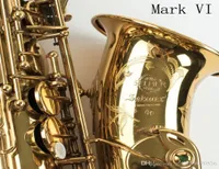 2021 Nouveau Mark VI ATO SAXOPHONE PROFESSIQUE E FLAT Electroph Gold Saxofone Instruments de musique Inscription sculptée 8969735