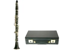 Buffet Crampon Paris E13 BB Clarinet 17 Key B Flat BakeliteBony Body Nickel Plated Musical Instrument med munstycket Accessorie2177541