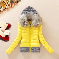 전체- 플러스 사이즈 탑 패션 여성 파카 2017 뉴 가을 겨울 따뜻한 캐주얼 여성 파카 여성 패딩 면화 코트 자켓 301I