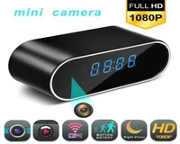 Mini Cameras 1080p Wireless WiFi Horloge Camera Time Alarm Cam connection AP Sécurité Vision Night Motion Capteur Remote Monitor Mic7540248
