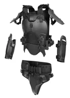 Tactisch Vest Combat Body Armor Suit Airsoft Paintball Assault Protective Gear met elleboogkussen en gordel4528561
