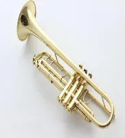 Outlet di fabbrica Bach Stradivarius Professional BB Trumpet LT18043 Lacca d'oro Instrumenos Musicales Profesionales bocchino 7981679