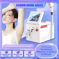 2000W H￥rborttagning Lasermaskin Beauty Instrument Ice Titanium Device 808 755 1064 Nanometer Diode