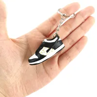 Merk 3D basketbalschoenen Key Chain Trendy Party Sneaker Mold Keychain Gift Mini Toy Doll Shoes Pendant