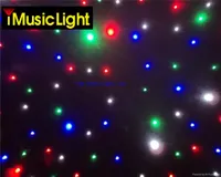 RGBW led star curtain 10ft by 15ft wedding backdrop stage background cloth with multi controller dmx function4856880