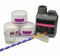 7 pcsset acrilico polvere kit per unghie acrilico kit cristallino polimero acrilico per set per manicure Necessit￠ di spazzola per chiodo ardettiche UV 4756650