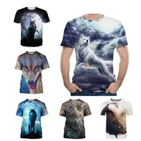 3D T Shirt Wolf King T Fashion Tee Men Women streetwear Tshirt Tops Tops Short Sleeved S-5XL 13 Models2245
