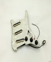 ST Style Guitar Pickups SSS Humbucker Pickups Zebra Guitar Pickguard Wiring Suitable for Str Guitar 20 style combinations8674677