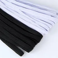 22 Yards de costura fina de costura elástica banda larga larga ou preta alta elástica plana banda de borracha banda de cintura fino cinto de costura acessório280a