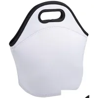 Sacs à lunch Bags Sacs de sublimation Blanks blancs réutilisables en néoprène sac à main