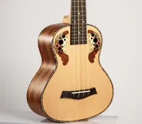 H￶gkvalitativ 23 tum ukulele -konsert Hawaiian Guitar Ingman Spruce Panel fyra str￤ngar liten ukulele f￶r musikalinst8921070