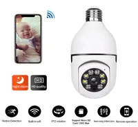 A6 IP -kameror 20 miljoner pixlar Singel Doul Light Source Smart Dualband WiFi 1080p utomhusn￤tverk Ljus E27 Bulb Camera Motion 9858925