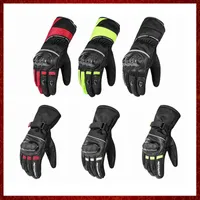 ST832 Waterproof Motorcycle Gloves Winter Warm Invierno Windproof Reflective Antislip Touch Operate Long Riding Gloves Gant Moto Luvas