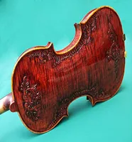 Real S Violino fiore intagliato a mano di alto grado 4 violino rosso in legno massiccio Strumenti musicali professionisti studenteschi 7528858
