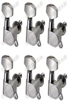 silver 6R Electric Guitar strings button Tuning Pegs Keys tuner Machine Heads Guitar Parts Musical instruments accessories5866083