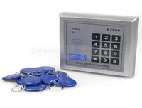 DIYSECUR 125KHz RFID القريبة بطاقة هوية قارئ لوحة مفاتيح القفل إدخال القفل طقم نظام التحكم في الوصول مع 10 KEYFOBS K20008882623