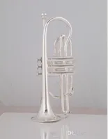 BACH CORNET HORN BB Tune Trumpted Trumpet Musical Strument Professional Brand con Accessori per bocchetto di guanti Case7274757