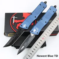 2022 Combat Trood-On Automatic MT Knife Aluminum Handle Steel Blade Survival EDC Camping Fruit Begetable KitchenwareキーキーポケットUt85ユーティリティナイフ