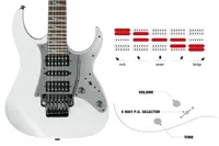 Pickups de Alnico DiMarzi IBZ Pickup HSH Guitar Ibanez Jem RG Pickguard Pickups eléctrico 1 Set6645165