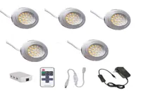 12 V Dimmbare drahtlose Fernbedienung LED unter Kabinett Light 3W Puck Night Lamp Kits f￼r K￼chenschrank M￶bel Dekor2853842