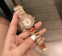 2021 New Fashion Rose Gold Gold Luxury Mens relógios três agulha quartzo relógio Women Designer Watches Brand Diamond Bezel Steel B7586213
