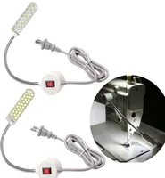 LED Sewing Machine Light Working GooseNeck Lamp調整可能なチューブホームミシンデスク用磁気取り付けベースIndustria1713318