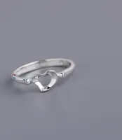 Все качество 925 Серебряное кольцо стерлингового серебряного кольца для женщин с формой сердца кольца для свадебной вечеринки3858162