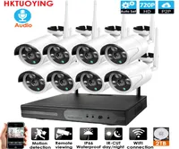 8CH Audio CCTV Systeem Wireless 720p NVR 8pcs 20mp IR Outdoor P2P WiFi IP CCTV Security Camera System Surveillance Kit3298817