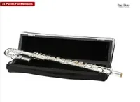 Флейты 207 серия Alto Flute с прямым головным вежением новая серебряная школьная полоса Flute C Tone 16 клавиш закрытые отверстия 3030482