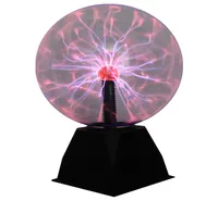 Yenilik sihirli plazma topu ışık elektrik lambası gece ışığı 4 5 6 8 inç masa ışıkları küre Noel çocukları hediye cam plazma lambası9735941