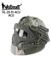 Nuevo casco t￡ctico BJ MH PJ ABS m￡scara con Goggle para Airsoft Paintball Army Wargame Motorcycle Cycling Hunting5183373
